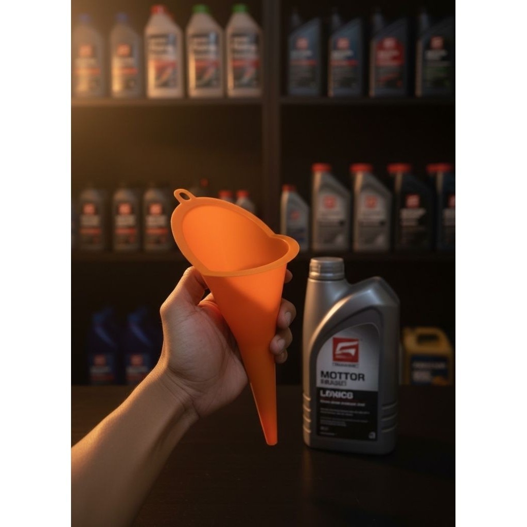 Wds Corong Oli Panjang Corong panjang pengisian Oli bensin dan lain lain motor mobil