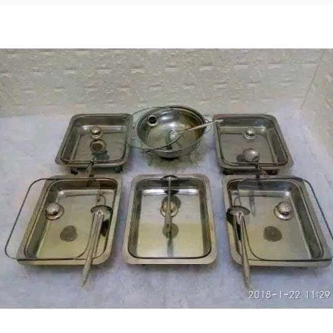 SET PRASMANAN / Tempat Saji Makanan Full Kaca