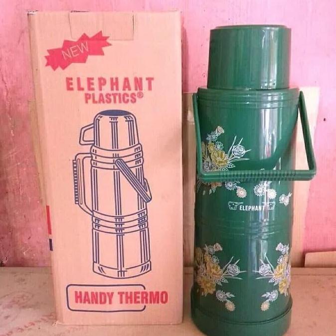 TERMOS AIR PANAS PLASTIK 2 LITER ELEPHANT MASPION GAJAH