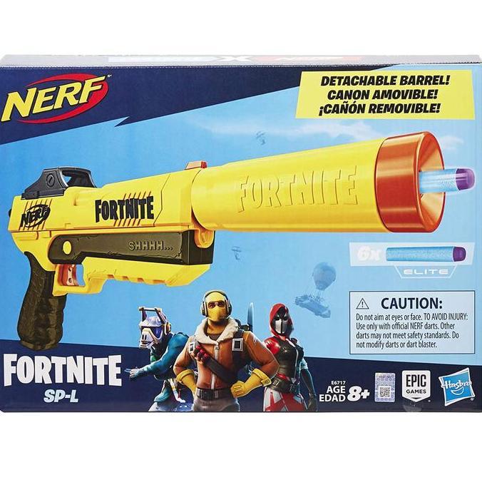 Nerf Fortnite SP-L Elite Dart Blaster with Detachable Barrel Original