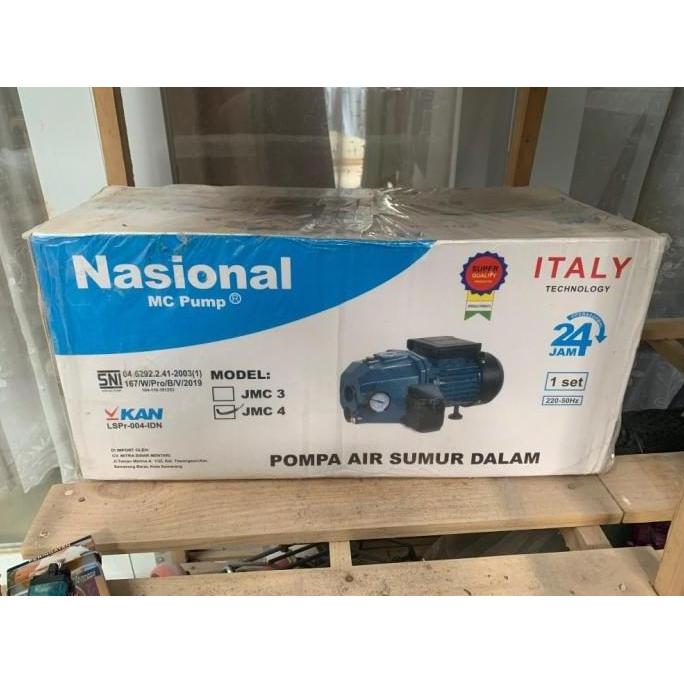 Mesin pompa air sumur dalam Jet Pump Nasional MC Pump JMC 4