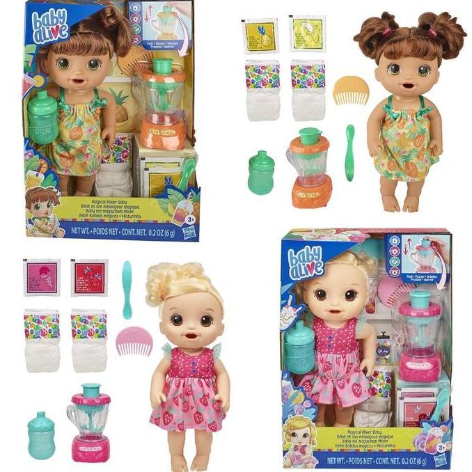 Baby Alive Magical Mixer Baby Doll Blonde and Brown Original Hasbro