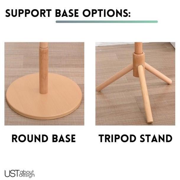 Stand Hanger Kayu Gantungan Baju Tas Gantungan Berdiri Multifungsi