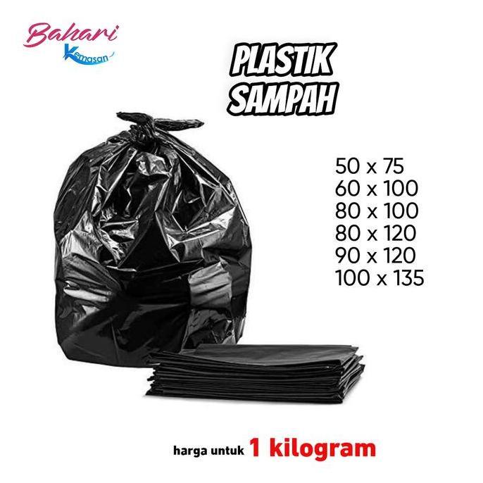 plastik kresek sampah hitam kantong besar