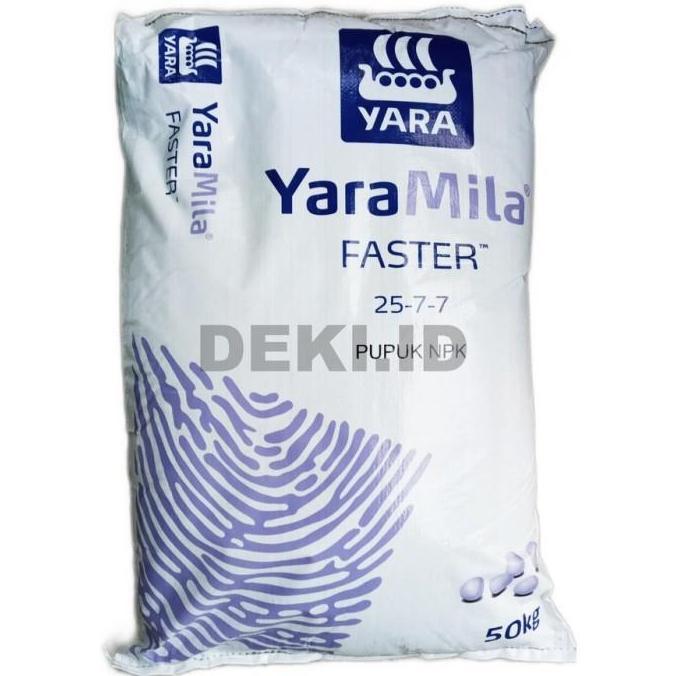 Pupuk NPK 25 7 7 Yara Mila Faster YaraMila Pertumbuhan Repack 500 gr
