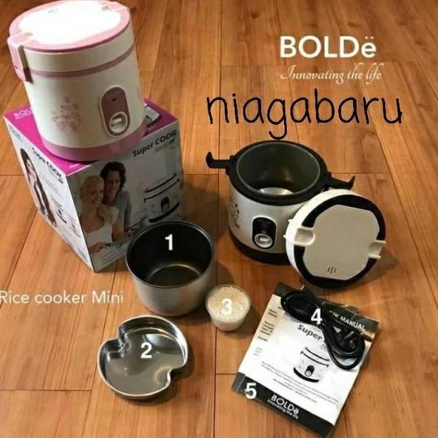Super Cook Bolde Original Rice Cooker Mini Bolde Magic Com Bolde