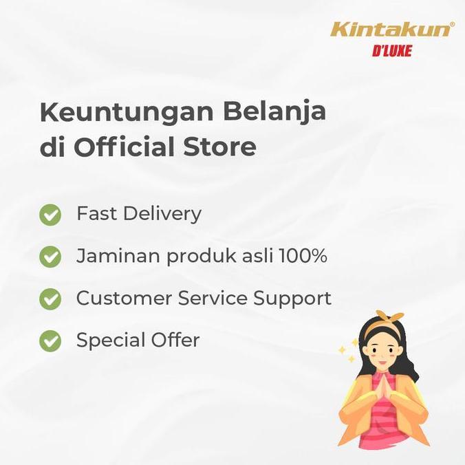 Kintakun Bedcover Set Flat 160x200 / 180x200 Amina Aesthetic Dluxe