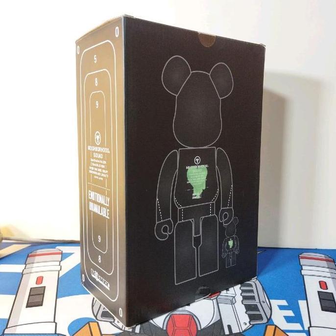Bearbrick Neighborhood Squad Emotionally Unavailable 100% & 400% Original BE@RBRICK Medicom Toy
