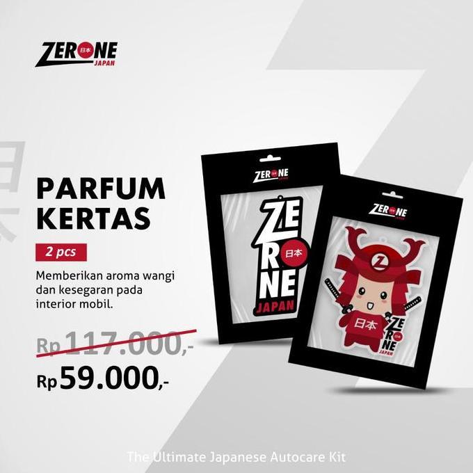 Parfum Pengharum Mobil Kertas Zerone Japan Farfum Mobil Aroma Kopi