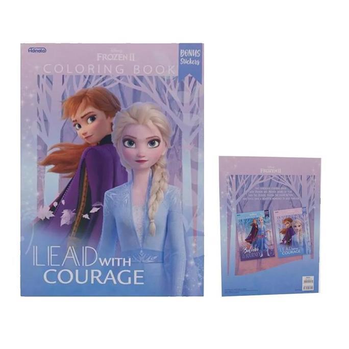 Sticker Book Frozen II Coloring Book L (Lead With Courage)