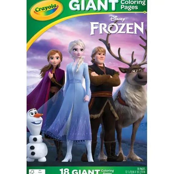 Colouring Book Crayola Frozen Giant Coloring Pages
