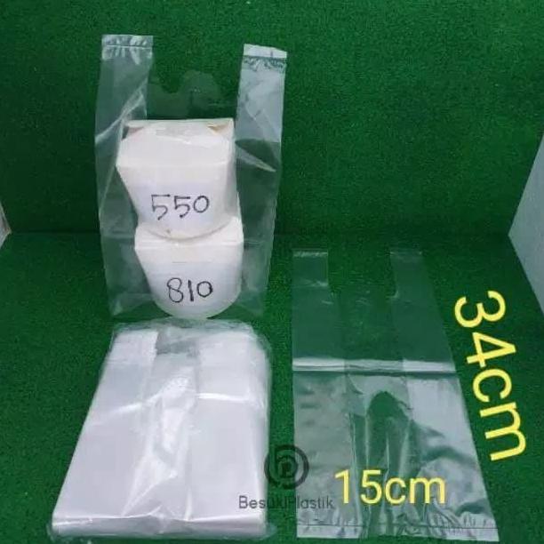 PP Kresek Bening Kecil 15x34 / Kantong Plastik Bening Thinwall Mangkok
