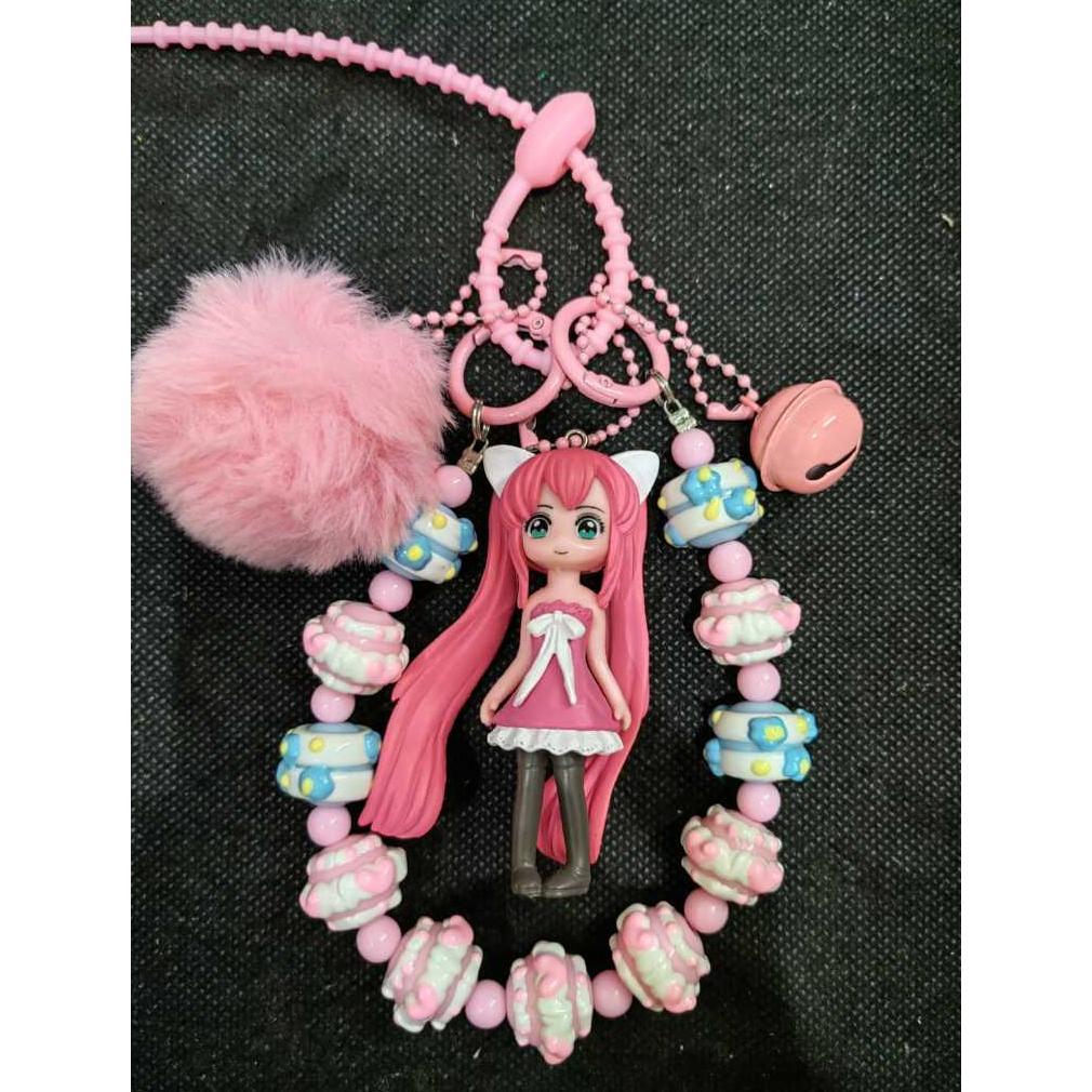 Kumo98 BAGCHARM SAILORMOON PINK/GANTUNGAN TAS SAILORMOON /GANCI SAILORMOON