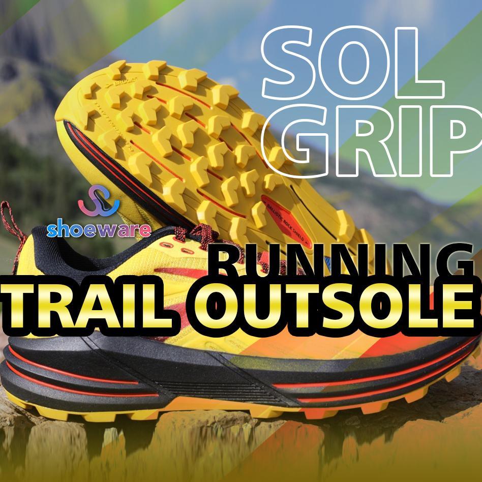 Outsole Sepatu Running Trail Tracking Gunung Outdoor Sport Sol Tahan Lama