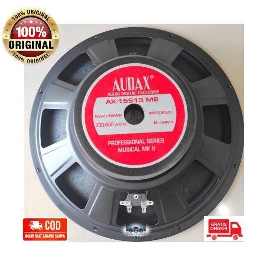 AUDAX Speaker 15 Inch Daya 600 Watt AX-15513 Full Range ASLI