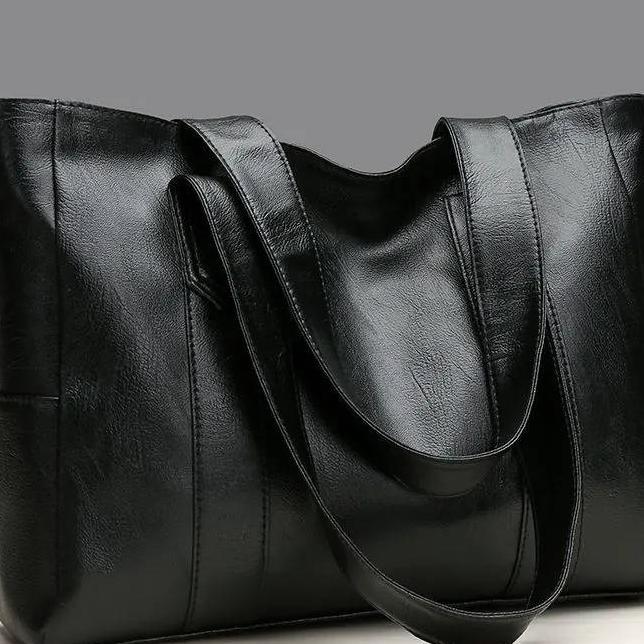 Tas Wanita Kekinian Tote Bag Wanita Kulit Kapasitas Besar Totebag Kulit Tas Totebag Wanita Simple