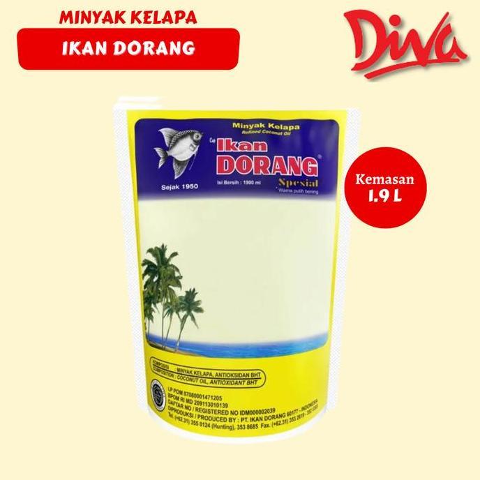 Ikan Dorang Minyak Goreng Special 1.9 L / Minyak Kelapa Ikan Dorang SUM