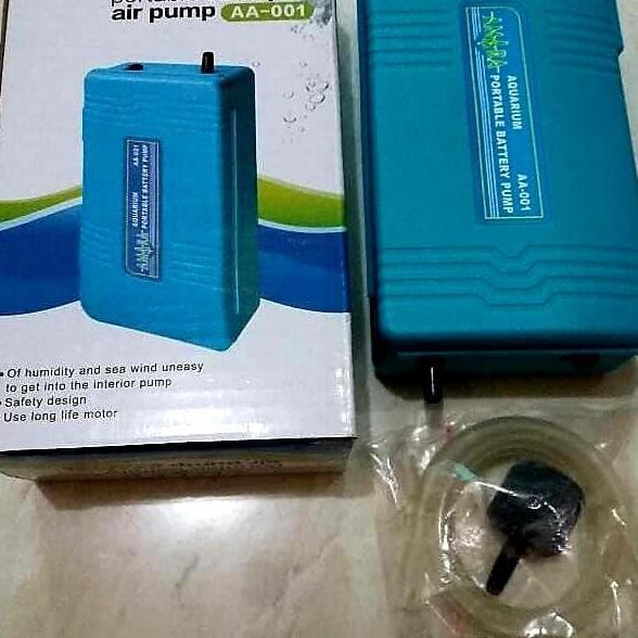 Yujitaro- Pompa Gelembung Udara Oxygen Ikan Amara Aa-001 Portable Baterai