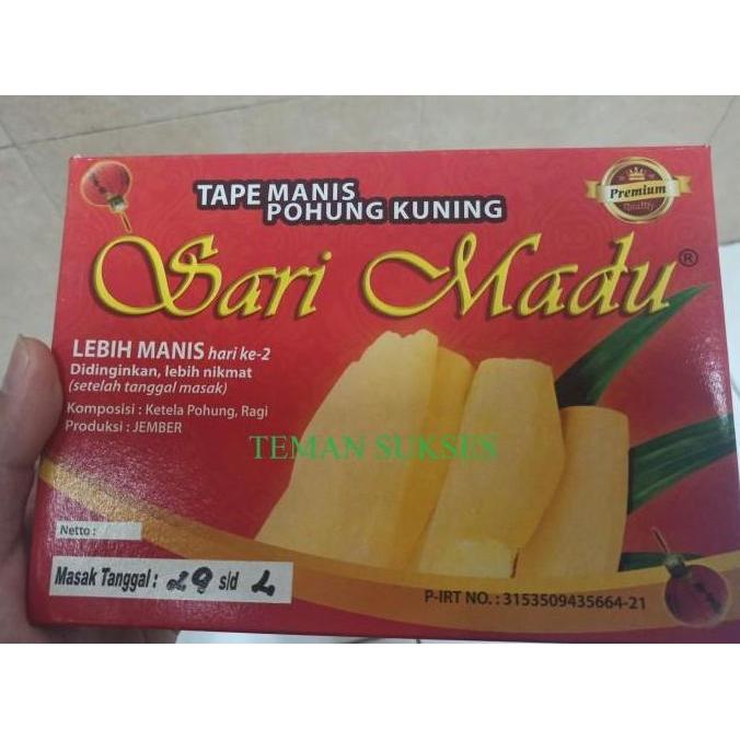 Tape Sari Madu Asli / Tape Khas Jember / Tape Singkong Enak 600 Gram