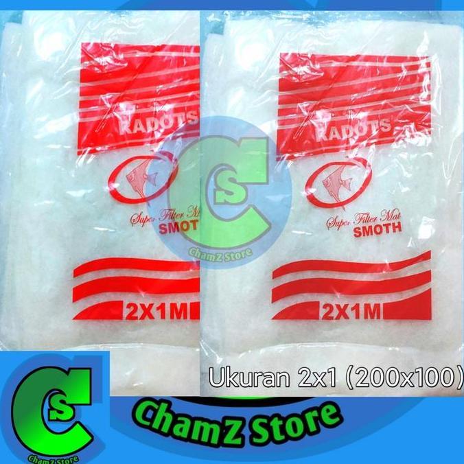 Yujitaro- Busa Kapas Filter Aquarium 2X1 / Kapas Busa Filter Kolam Jumbo 2X1