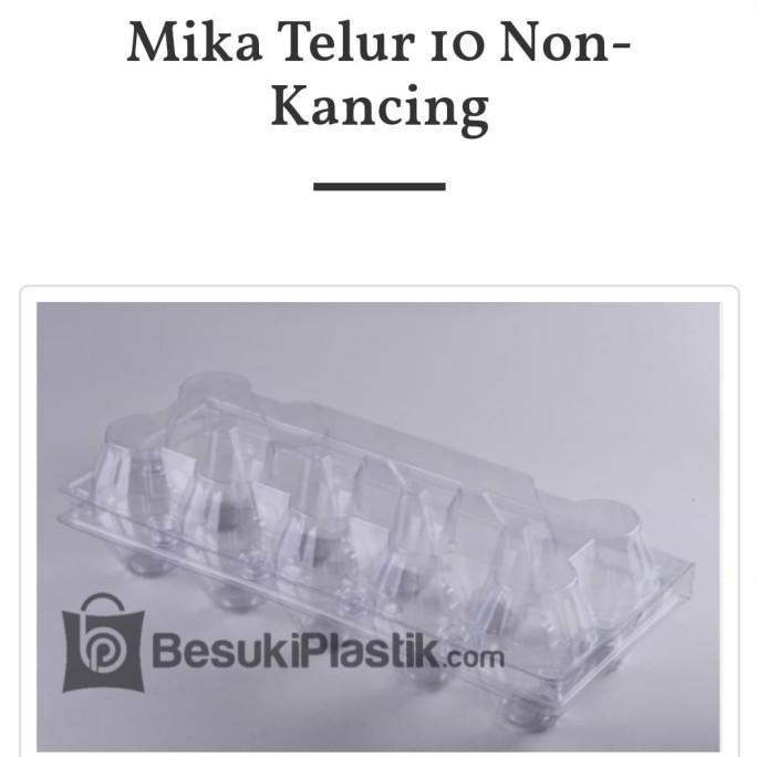 Mika Telur isi 10 Non Kancing / Mika Telur / Mika Telur 10