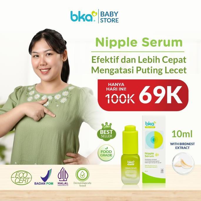Babypower- [Ori] Nipple Serum Bka 10Ml - Perawatan Puting Payudara Bumil Busui, Nipel Serum, Membant