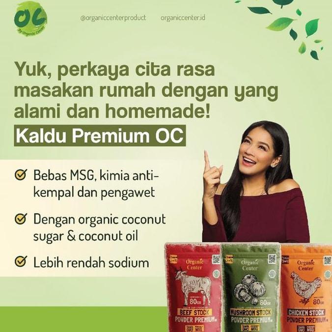 Master- Organic Center - Kaldu Ayam Premium 80Gr - Kaldu Sehat - Penyedap Rasa