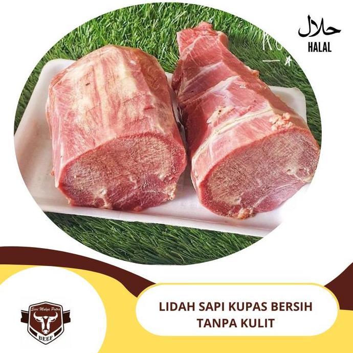 Beff- Daging Lidah Sapi - Lidah Sapi Bersih - Tongue Lidah Sapi 500Gr