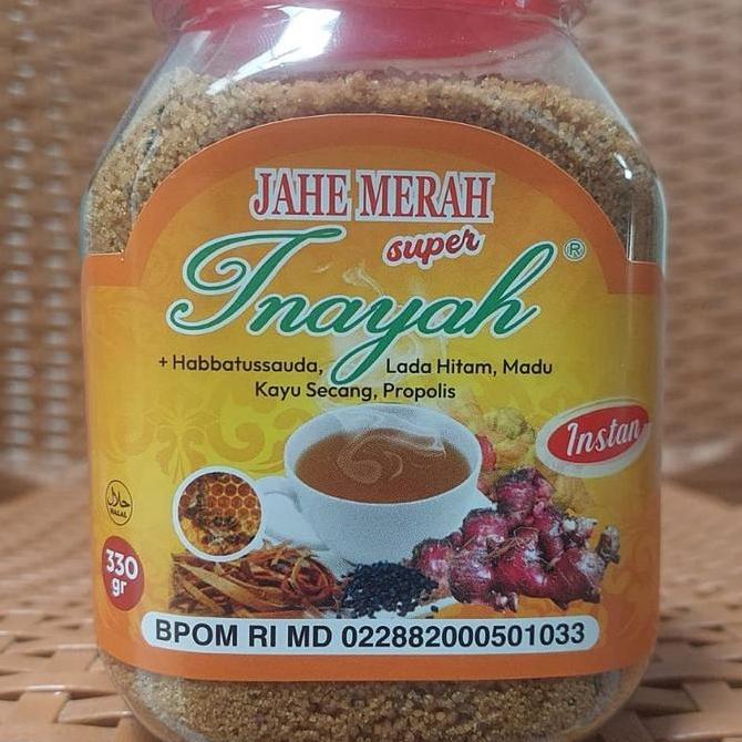 Trinken- Jahe Merah Inayah Jahe Toples Asli 330Gr