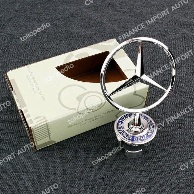 Hood Emblem Mercy Badge Star/ Logo Kap Mesin Depan Mercedes Benz W221