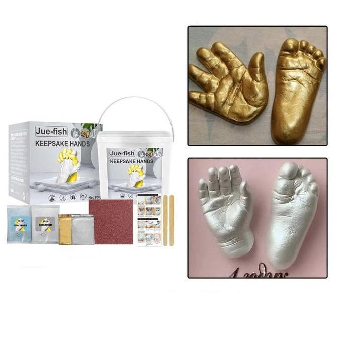 BAKUL DIY Hand Casting Kit Hand Casting Anak Cetakan Patung Tangan Hand Casting Kit Couple