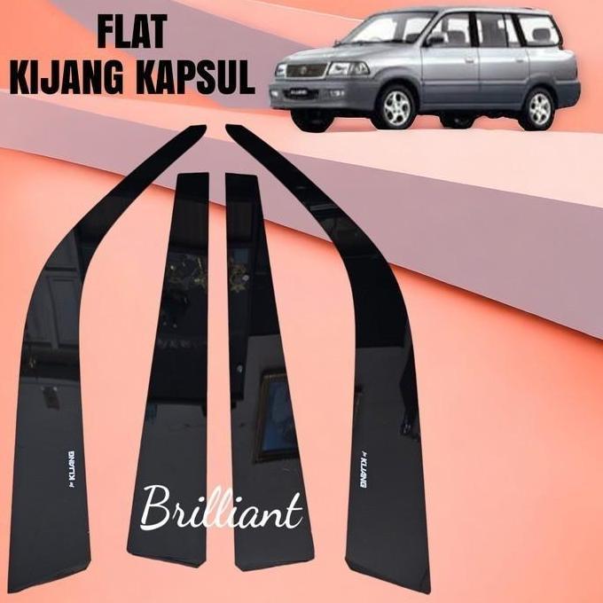 Talang Air 4 Pintu Hitam Slim FLAT - Kijang New / Kapsul / LGX
