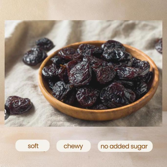 Fruting- My Chia Dried Prune 250G Natural Pitted Plum Kering Tanpa Biji Empuk Cocok Untuk Lapis Legi