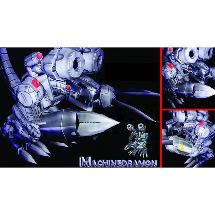 DIY Papercraft Lembar Pola Figure Digimon Machinedramon 50cm (DIY=Kertas)