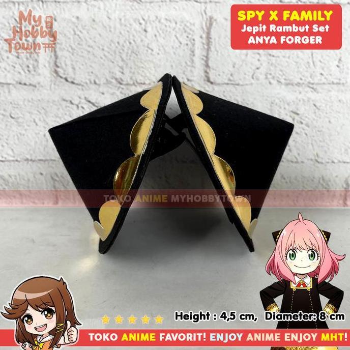 Byxt- Jepit Rambut Anya Forger Kostum Cosplay Property Spy X Family