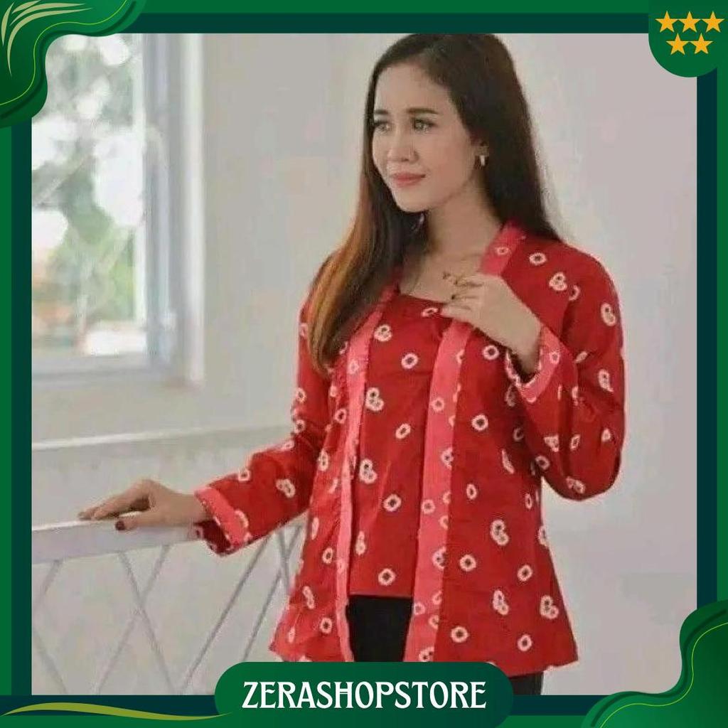 Batik Kebaya Kutubaru Jumputan Wanita Size Jumbo Solo GBM Promo