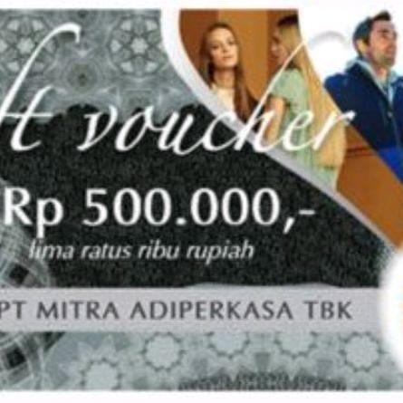 Voucher MAP Gift Rp. 500,000 Original