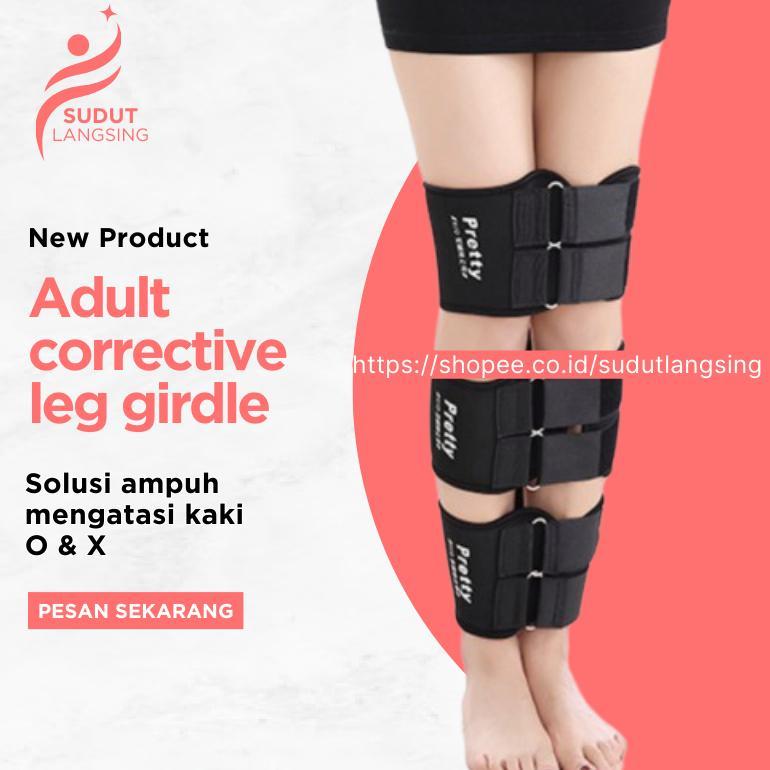 Pelurus Kaki Sabuk Terapi Alat Meluruskan Kaki Bentuk X Atau O Perawatan Kesehatan Kaki Tubuh Jorzil