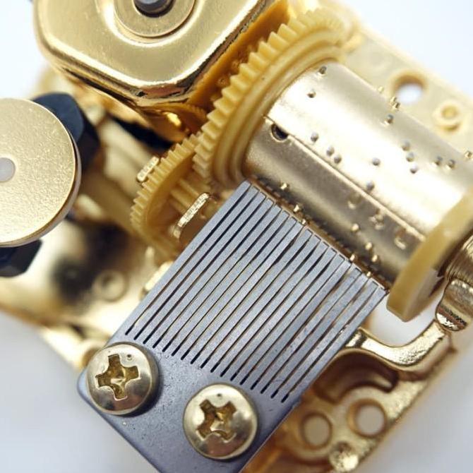 Sfp- Music Box Sankyo Movement Original Mesin Kotak Musik