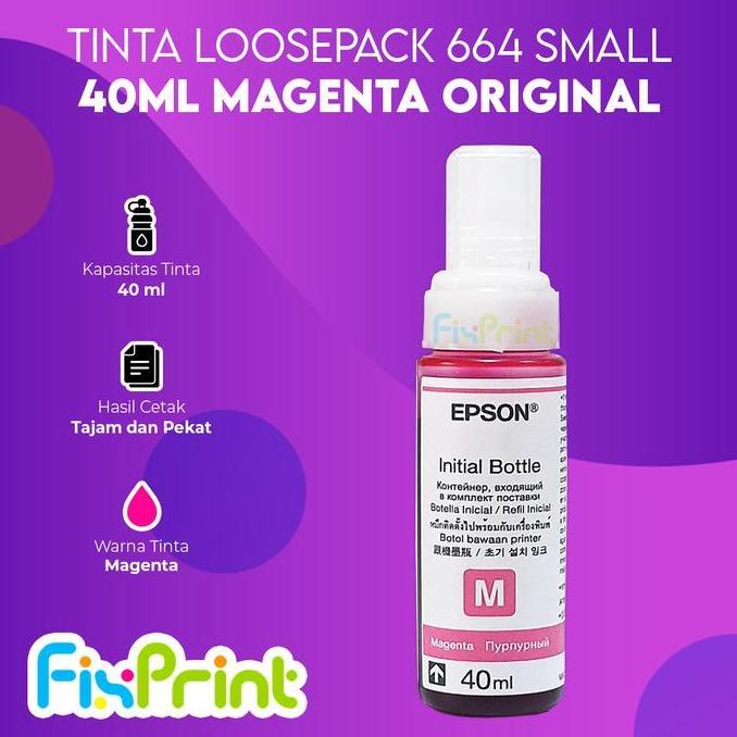 Softrit- Tinta Epson 664 T6441 T6642 T6643 T6444 Ink Cartridge C13T664199