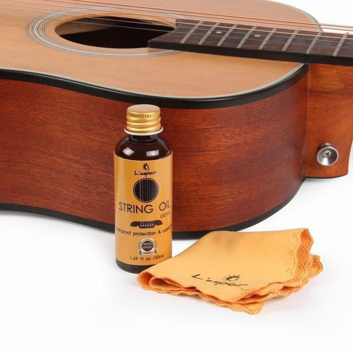 MENDA 50ml Cairan Pembersih Gitar Pelicin Senar Gitar Minyak Senar Gitar Minyak Anti Karat Senar Git