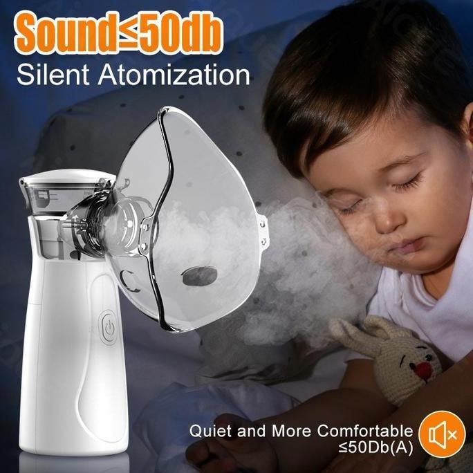 RPG Momwell N1 Nebulizer Portable Alat Nebulizer Anak Untuk Terapi Pernafasan Nebulizer Asma For Kid