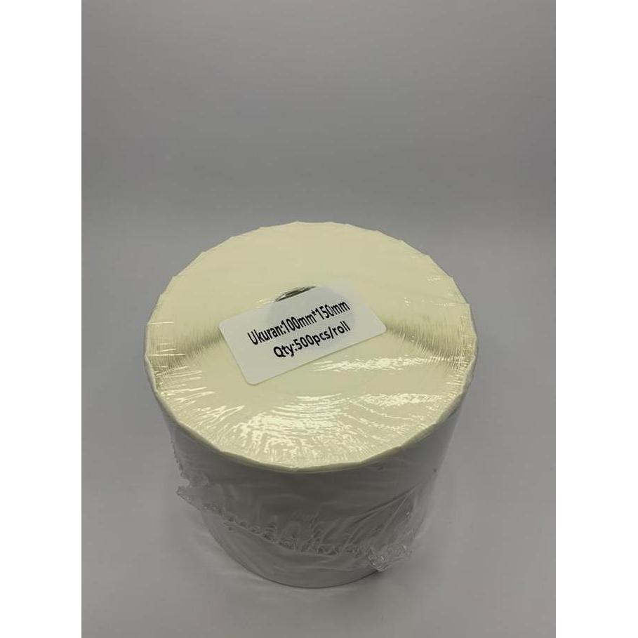 Packen- Kertas Sticker Thermal Label Barcode 500 Pcs 100X150 / 10X15 Cm Stiker Direct Thermal Premiu