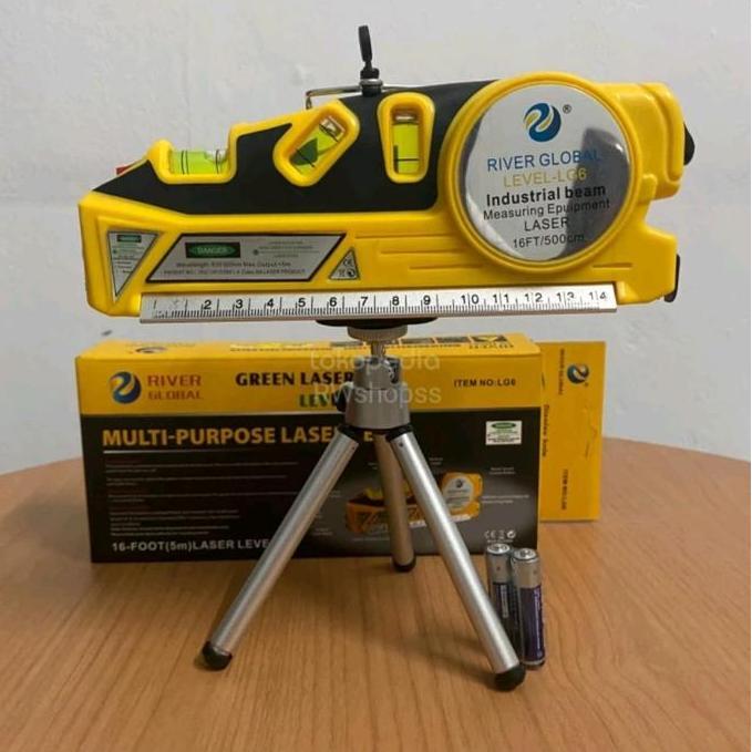 Laser Waterpass Digital Magnet Non Magnet Meteran Green Hijau