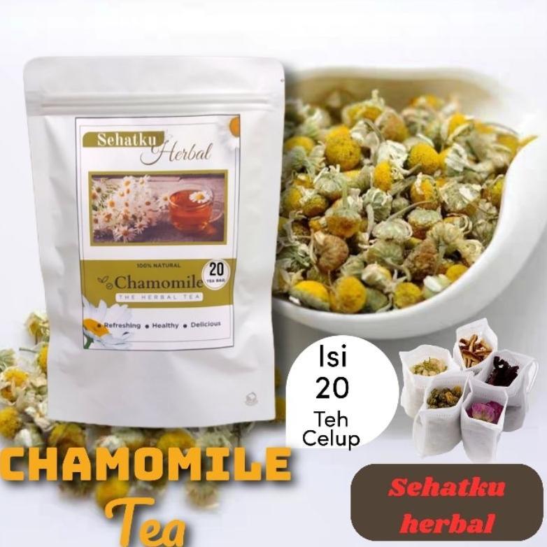 (Terbaru) Teh Chamomile 20 Tea Bag: Kesehatan & Relaksasi (Terlaris)