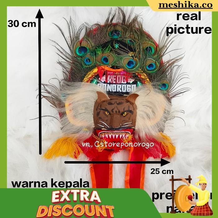 Reog Asli 30 Cm / Reog Anak / Reog Asli / Reog Ponorogo / Reog / Ponorogo / Barongan / Devil / Ganon
