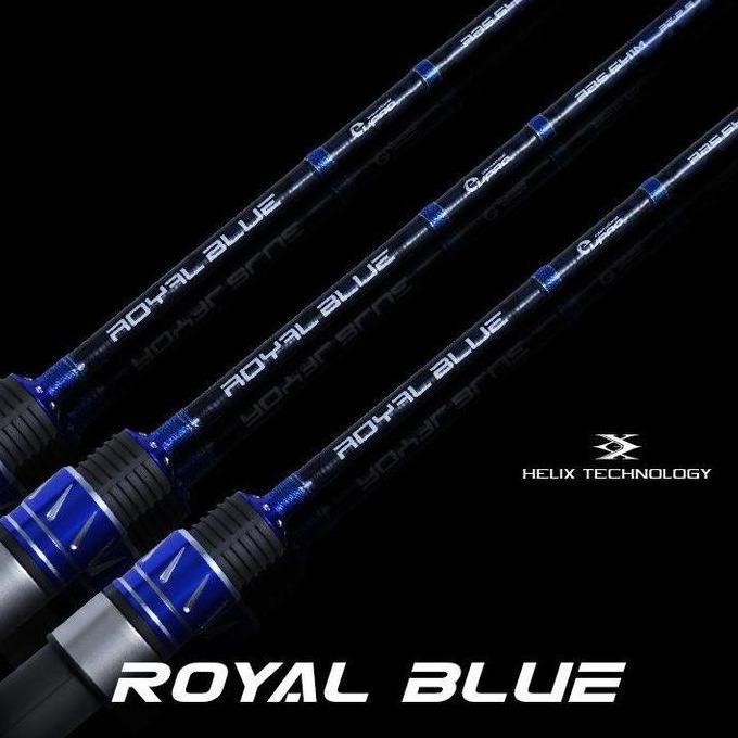 Grosir Eupro Joran Pancing Spinning & Overhead Royal Blue Carbon Material Helix Technology Joran Pan
