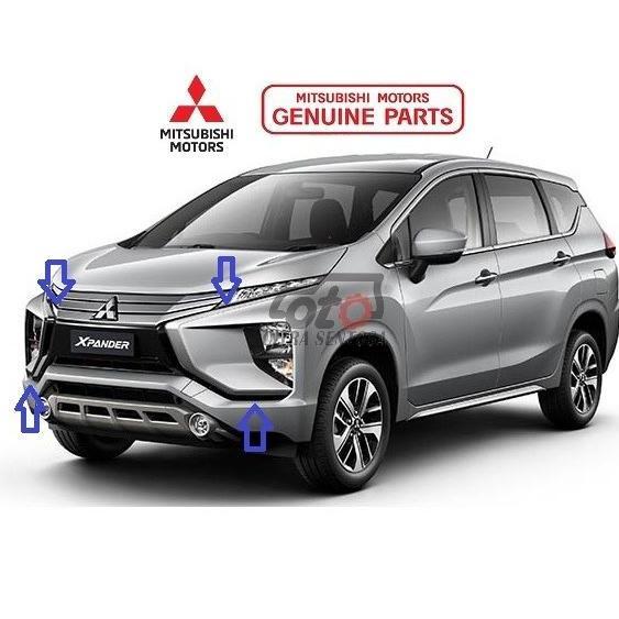 List Chrome Bumper Depan Xpander
