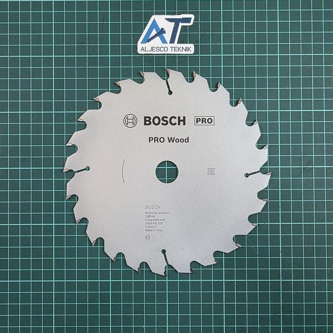 BOSCH MATA GERGAJI KAYU 7 INCH 24T CIRCULAR SAW BLADE