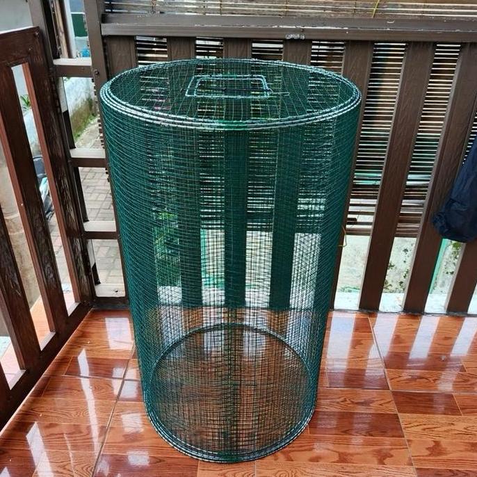 kandang umbaran burung murai bulat sleding tanpa kaki